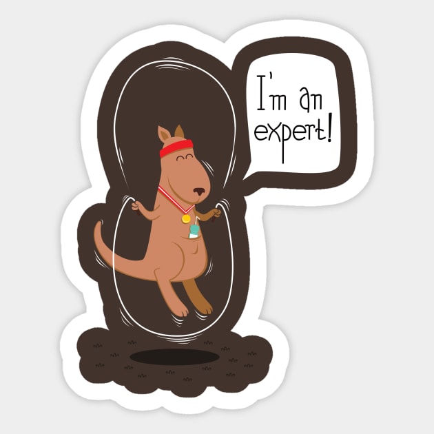 I'AM AN EXPERT Sticker by Rendra